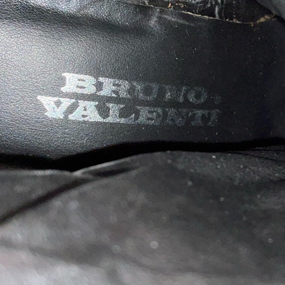 Y2K Vintage Square Toe Zebra Print Leather Boots Heels Size 6.5 Bruno Valenti - Picture 7 of 9